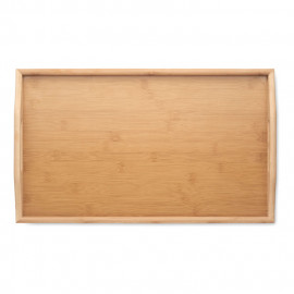 Foldable bamboo tray