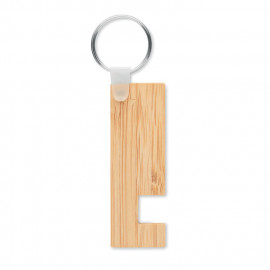 Bamboo stand and key ring