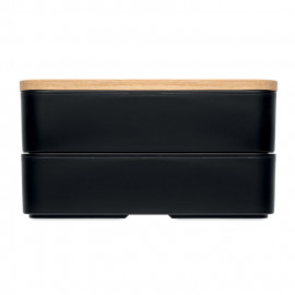 Lunch box in PP and bamboo lid