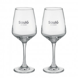 Set of 2 wine glasses