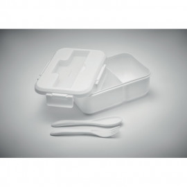 Lunch box with cutlery in PP