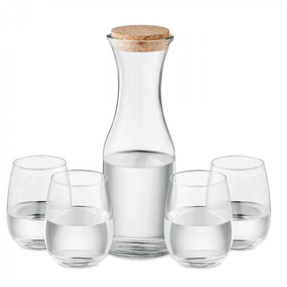 Set of recycled glass drink Set of recycled glass drink