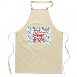 Kitchen apron in cotton