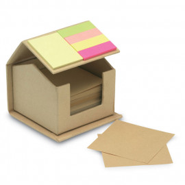 Кутия с лепящи листчета и хартия "Homy"