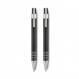 Ball pen set in metal box