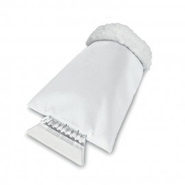 Car ice scraper w/ mitten