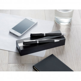 Pen and roller in paper box