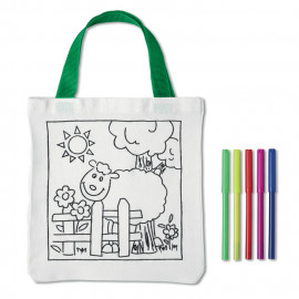 Детска чанта за оцветяване "Ферма"
