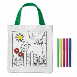 Детска чанта за оцветяване "Ферма"