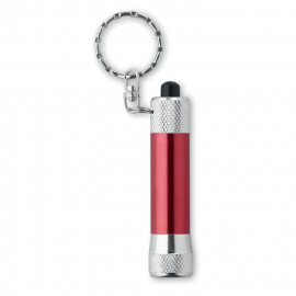 Aluminium torch with key ring