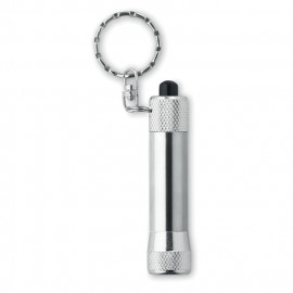 Aluminium torch with key ring