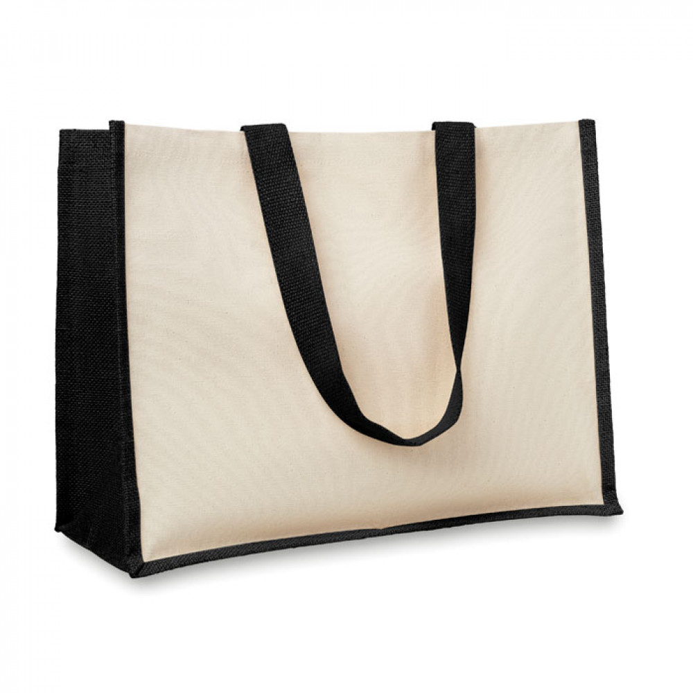 Jute and canvas shopping bag Jute and canvas shopping bag