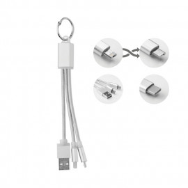 keyring with USB type C cable