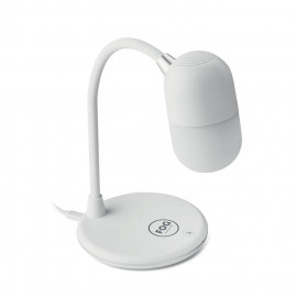 Wireless charging lamp speaker