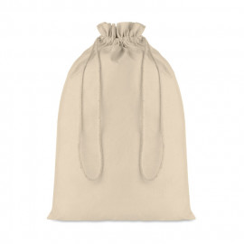 Large Cotton draw cord bag