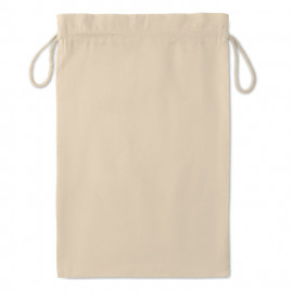 Large Cotton draw cord bag