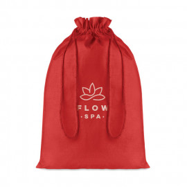 Large Cotton draw cord bag