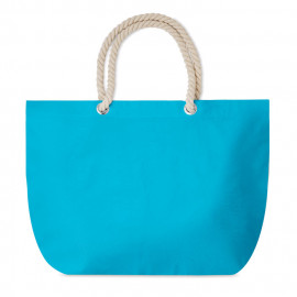 Beach bag with cord handle