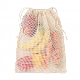Re-usable cotton mesh food bag