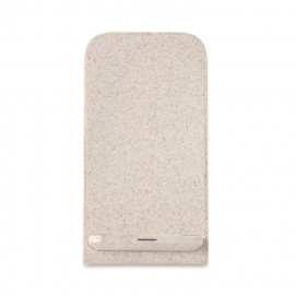 Wheat straw/ABS charger stand