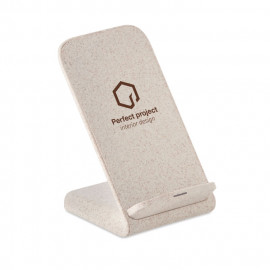 Wheat straw/ABS charger stand
