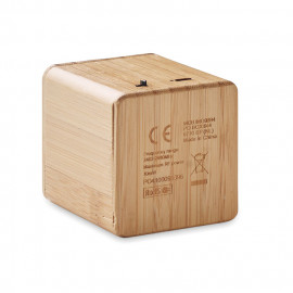 Bamboo wireless speaker