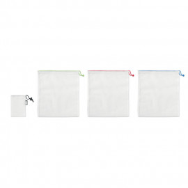 Set of 3 RPET fruit/food bags