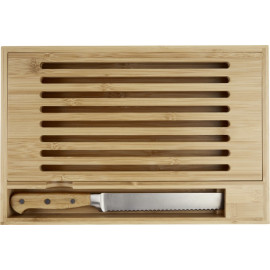 Pao bamboo cutting board with knife