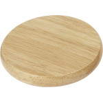 Scoll wooden coaster with bottle opener