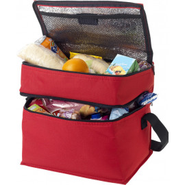 Oslo 2-zippered compartments cooler bag