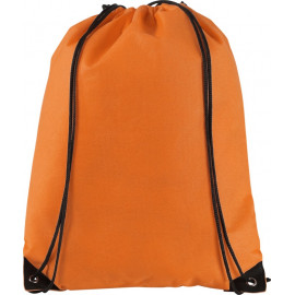Evergreen non-woven drawstring backpack