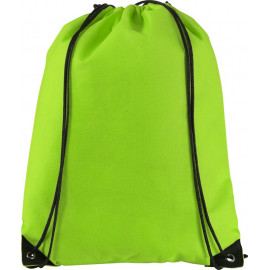 Evergreen non-woven drawstring backpack