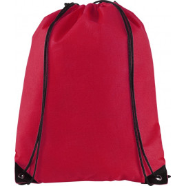 Evergreen non-woven drawstring backpack