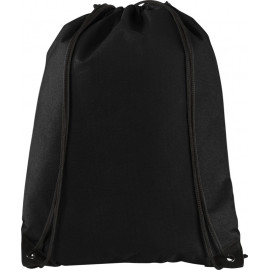 Evergreen non-woven drawstring backpack