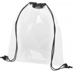 Lancaster transparent drawstring backpack