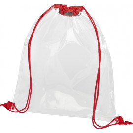 Lancaster transparent drawstring backpack