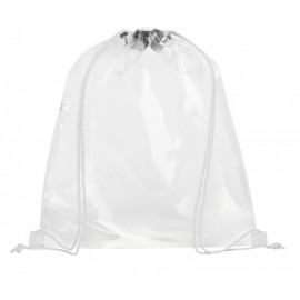 Lancaster transparent drawstring backpack