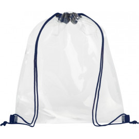 Lancaster transparent drawstring backpack