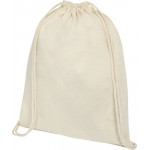 Oregon 100 g/m² cotton drawstring backpack