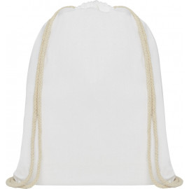 Oregon 100 g/m² cotton drawstring backpack