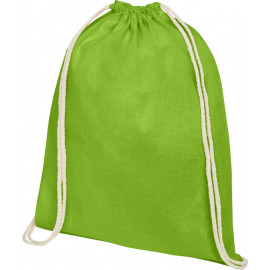 Oregon 100 g/m² cotton drawstring backpack