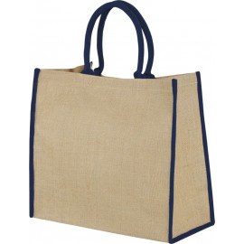 Harry coloured edge jute tote bag