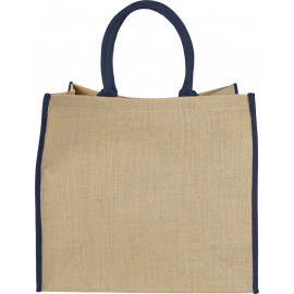 Harry coloured edge jute tote bag