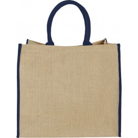 Harry coloured edge jute tote bag