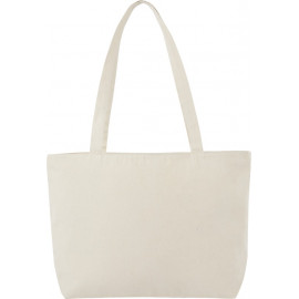 Ningbo 320 g/m² zippered cotton tote bag