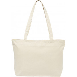 Ningbo 320 g/m² zippered cotton tote bag