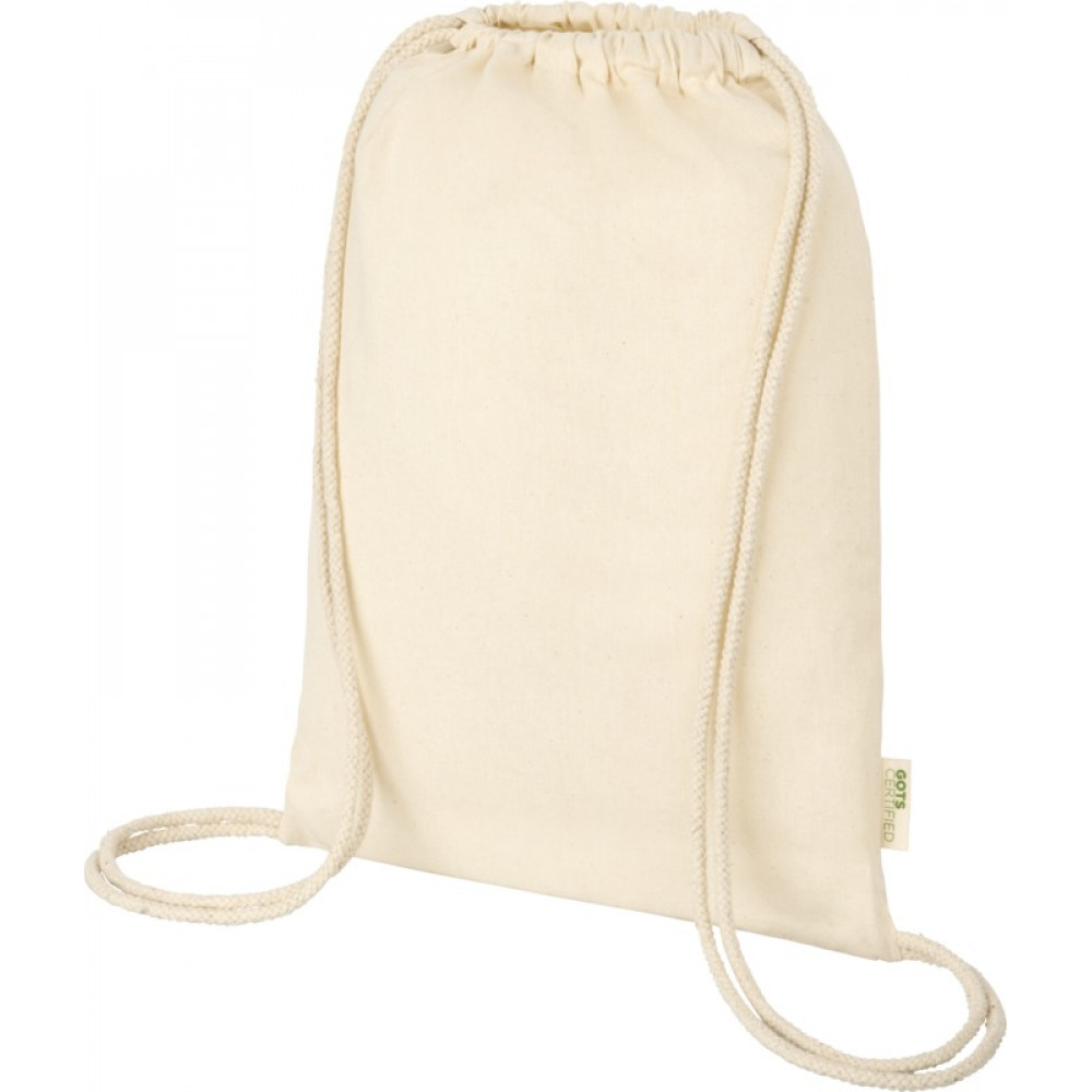 Orissa 100 g/m² GOTS organic cotton drawstring backpack Orissa 100 g/m² GOTS organic cotton drawstring backpack