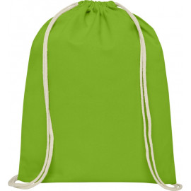 Oregon 140 g/m² cotton drawstring backpack