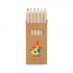 Кутия с 6 цветни молива "Бърти"