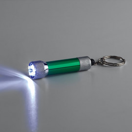 Алуминиев ключодържател с LED фенерче "Диор" А4